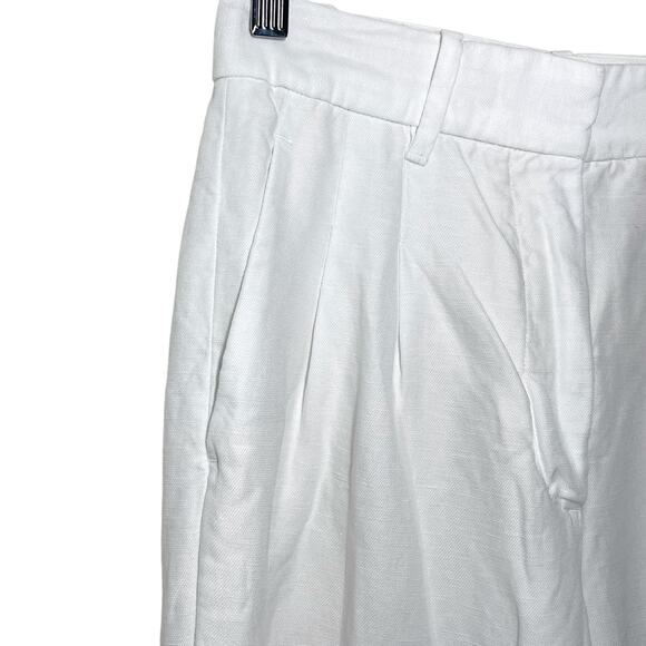 Aritzia White Wide Leg effortless Pants - Picture 9 of 13